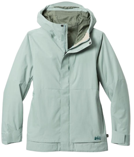 REI Co-op Powderbound women's ski jacket (sea spray)